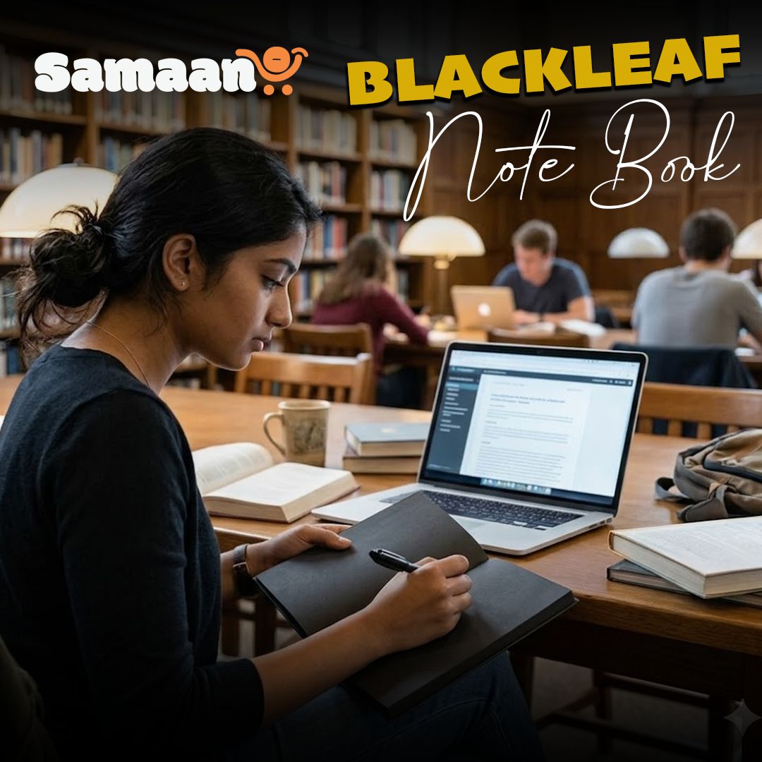 Black Leaf NoteBook
