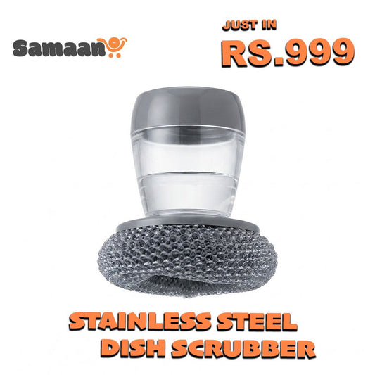 Stainless Steel Dish Scrubber Dispenser
