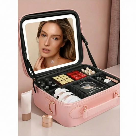 New Led Cosmetic Bag With Mirror