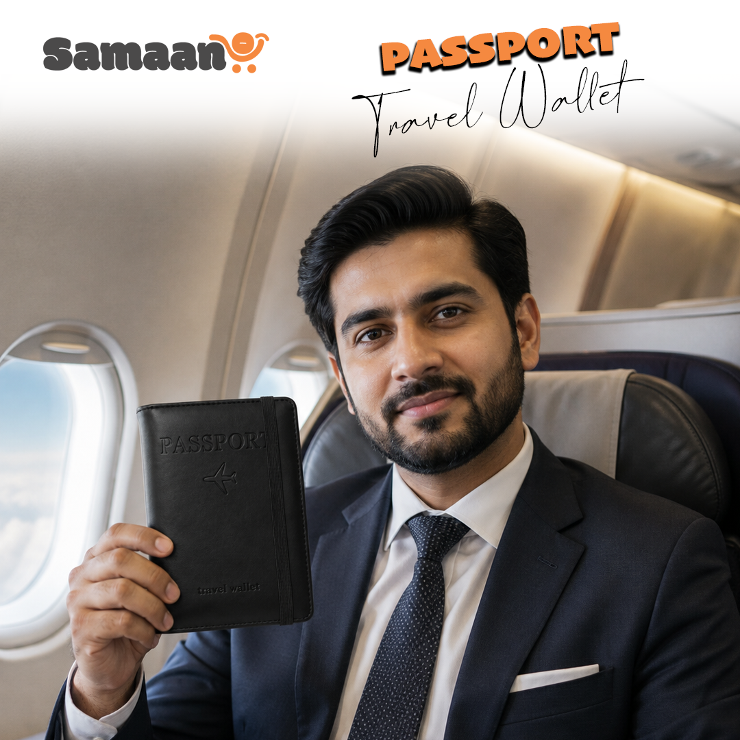 Portable travel passport holder