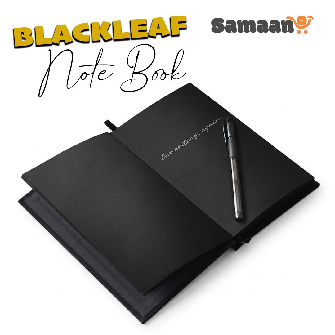 Black Leaf NoteBook