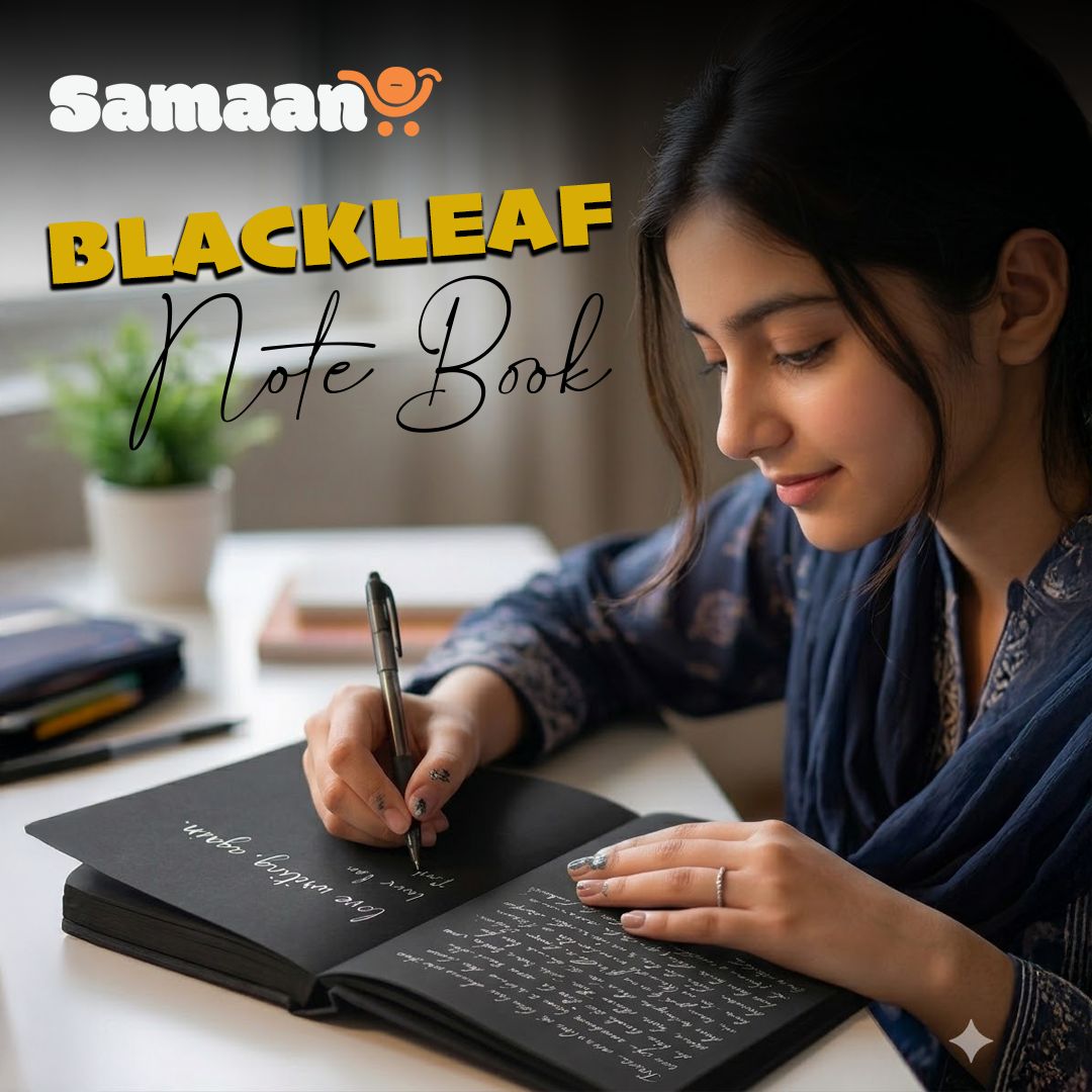 Black Leaf NoteBook
