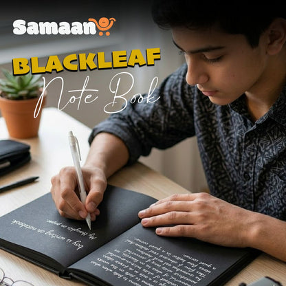Black Leaf NoteBook