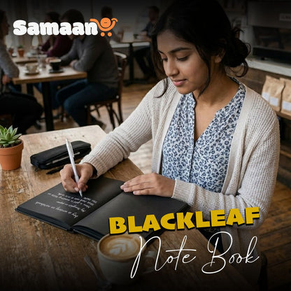 Black Leaf NoteBook