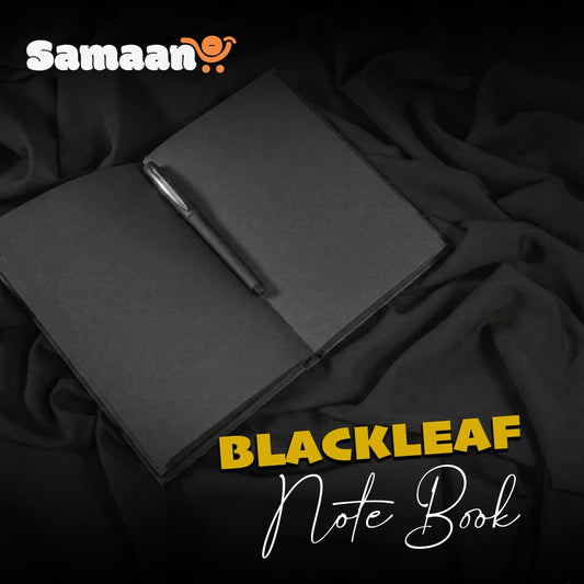 Black Leaf NoteBook