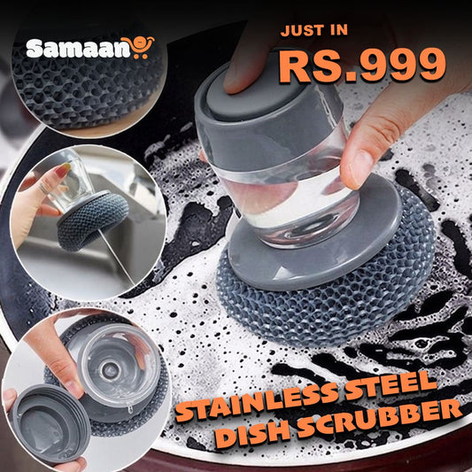 Stainless Steel Dish Scrubber Dispenser