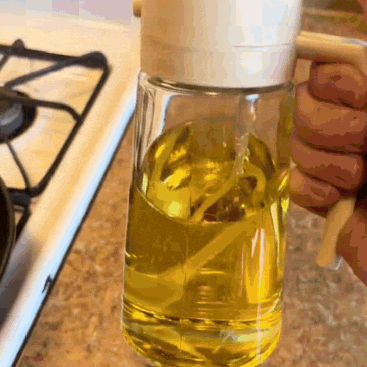 2-in-1 Glass Oil Sprayer Dispenser