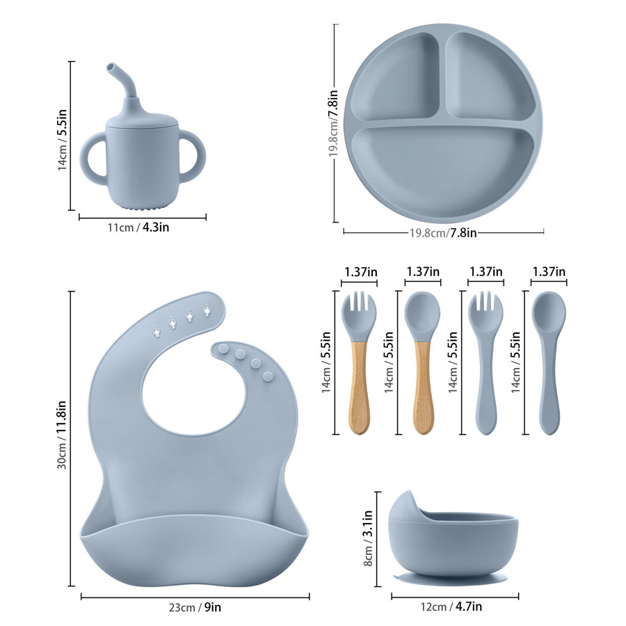 Silicone Baby Feeding Set