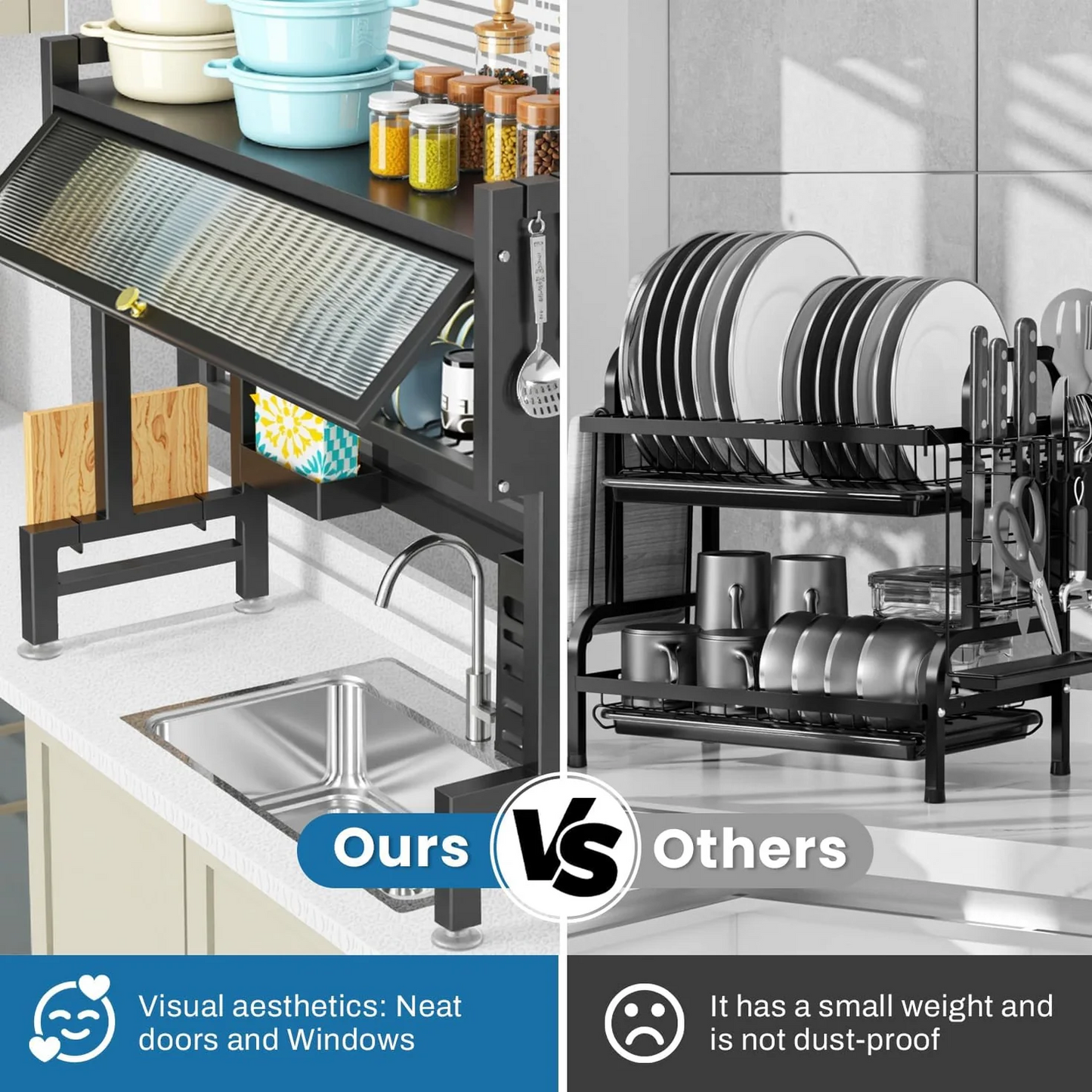 Over-Sink Dish Rack