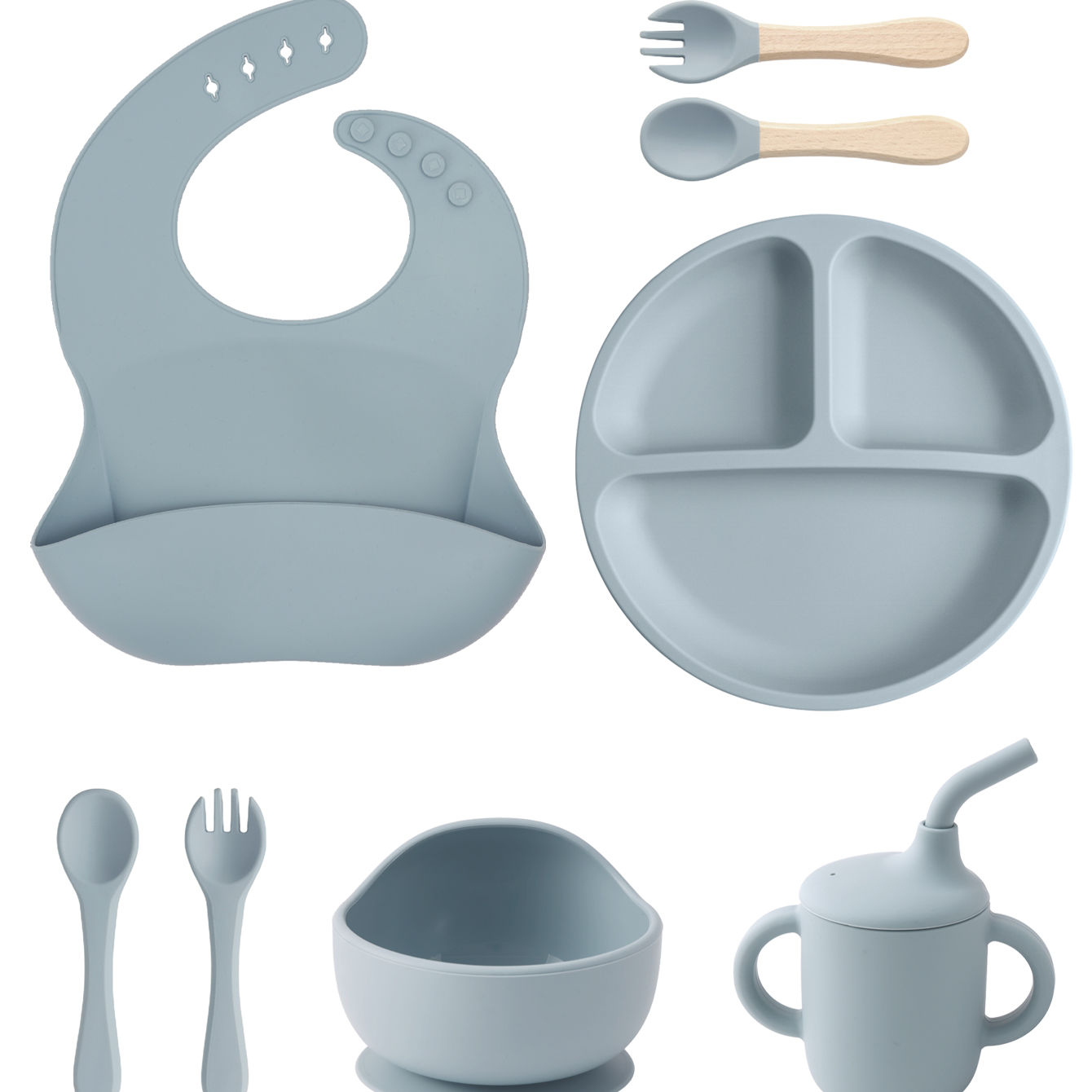 Silicone Baby Feeding Set